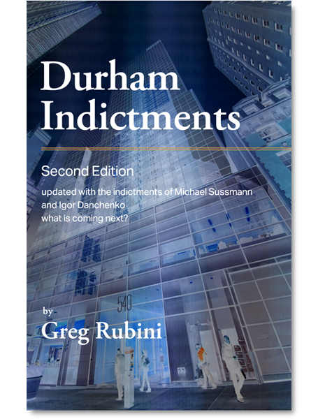 Durham Indictments - Books in Intelligence and Espionage by Greg Rubini