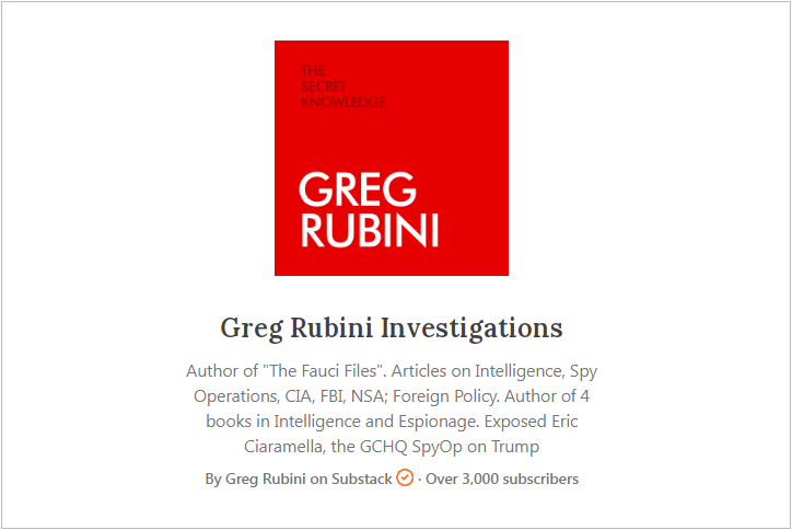 Greg Rubini on Substack
